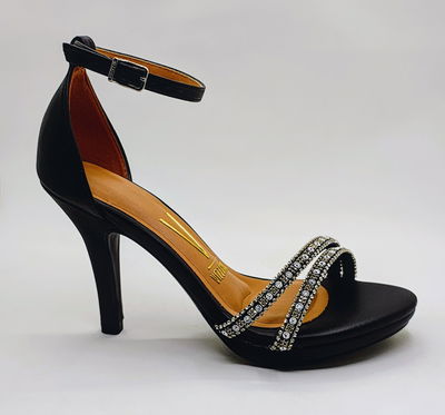 Sandalia VIZZANO taco aguja con strass 