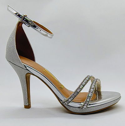 Sandalia VIZZANO taco aguja con strass