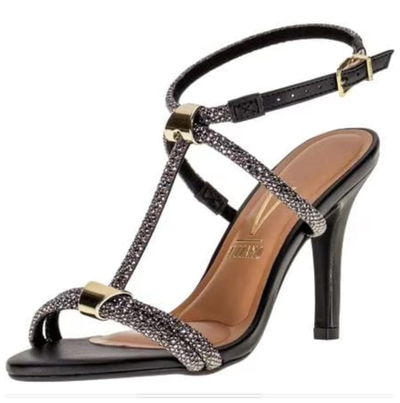 Sandalia Vizzano - Strass Taco Aguja 8cm
