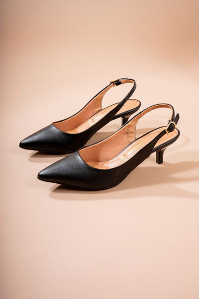 Stiletto Vizzano  con  hebilla- Taco bajo