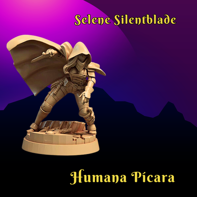 Humana Pícara "Selene Silentblade"