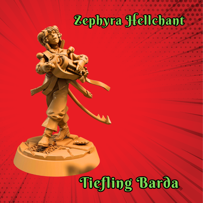 Tiefling Barda "Zephyra Hellchant"