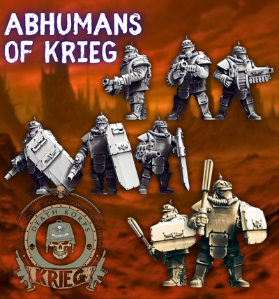 Soldados Abhumans - Death Korps of Krieg