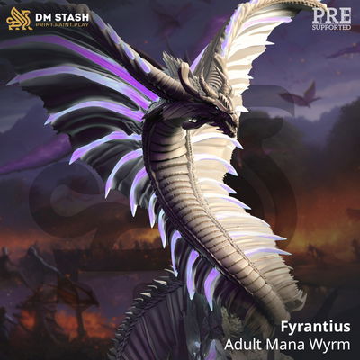 Fyrantius, Giant Mana Wyrm - Arcane Skies