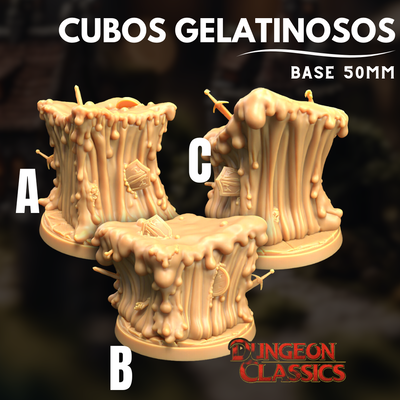 Cubos Gelatinosos - Dungeons & Dragons