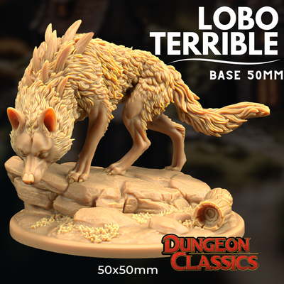 Lobo Terrible - Dungeons & Dragons