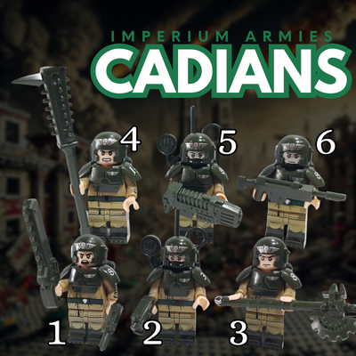 Imperium Armies - Cadians - Minifigs Warhammer 40.000