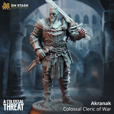Akranak, Clérigo de Guerra Colosal - Colossal Threat