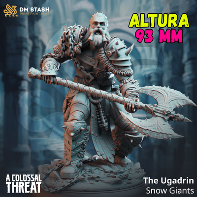 The Ugadrin, Gigante de Nieve (Hacha) - Colossal Threat