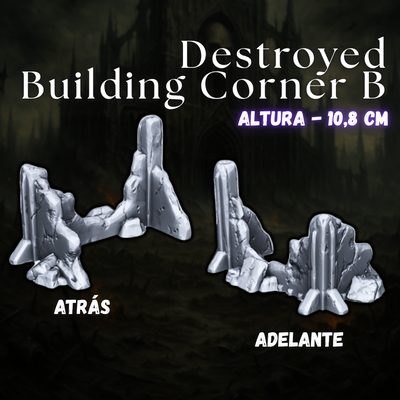 Destroyed Building Corner B - Distrito 0012