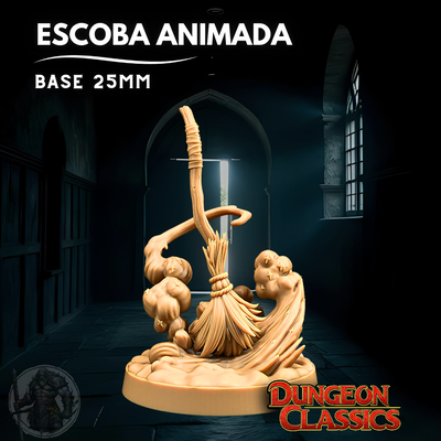 Escoba Animada - Dungeons & Dragons
