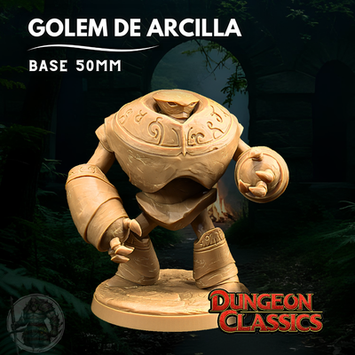 Golem de Arcilla - Dungeons & Dragons