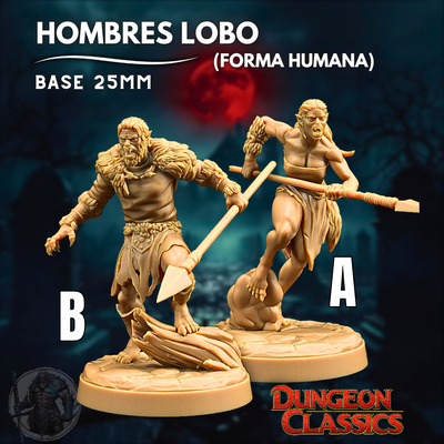Hombres Lobo (Forma Humana) - Dungeons & Dragons