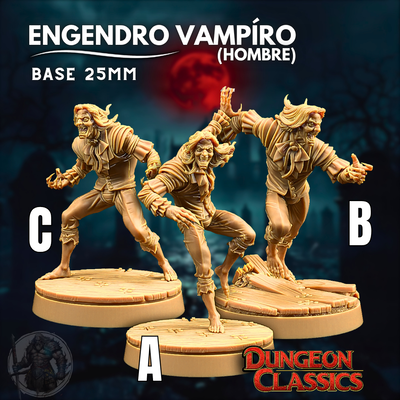 Enjendro Vampiro (Hombre) - Dungeons & Dragons