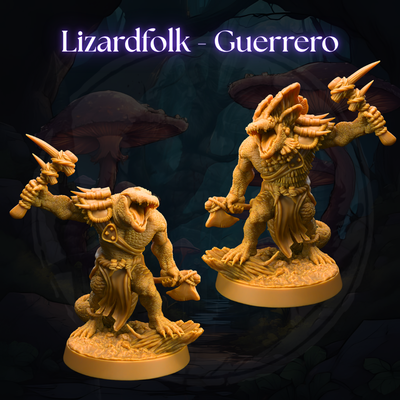 Guerrero Lizardfolk - Dungeons & Dragons