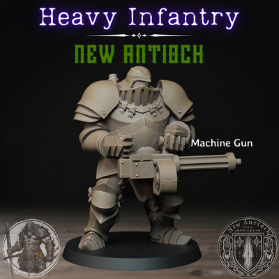 Heavy Infantry (Machine Gun) - Trench Crusade -  Proxy by BTB