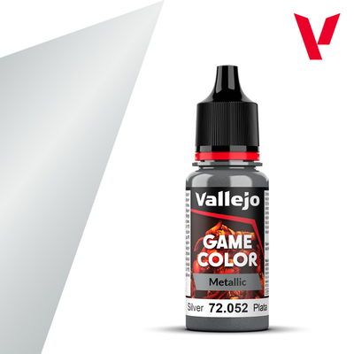 Vallejo Game Color - Plata (Metalizado) - 72.052