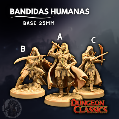 Bandidas Humanas - Dungeons & Dragons