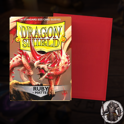 Dragon Shield Ruby Matte - Standard (100 u.)