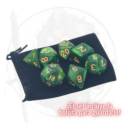 Venomous Bite - Set de Dados Poliédricos