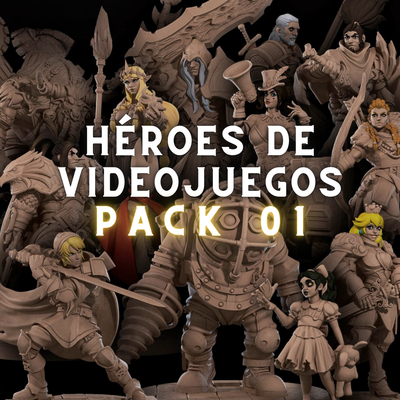 Héroes de Videojuegos Pack 01 - BTB
