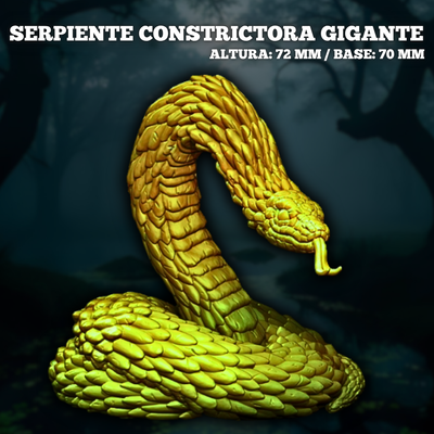 Serpiente Constrictora Gigante - Dungeons & Dragons