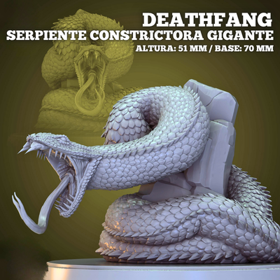 Deathfang (Serpiente Constrictora Gigante) - Dungeons & Dragons