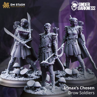 Elegidos de Irinax - Soldados Drow - Under Darkness