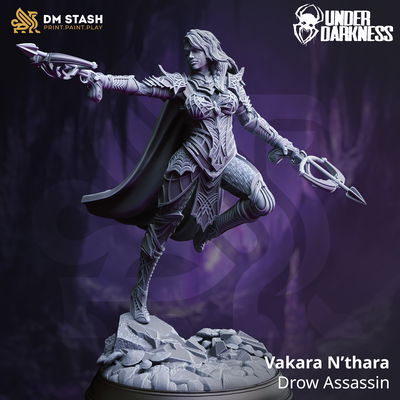 Vakara N’thara - Asesina Drow - Under Darkness