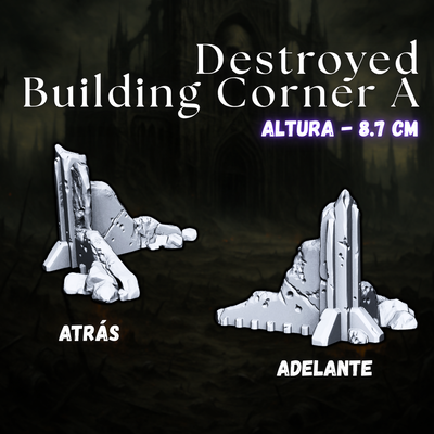 Destroyed Building Corner A - Distrito 0012