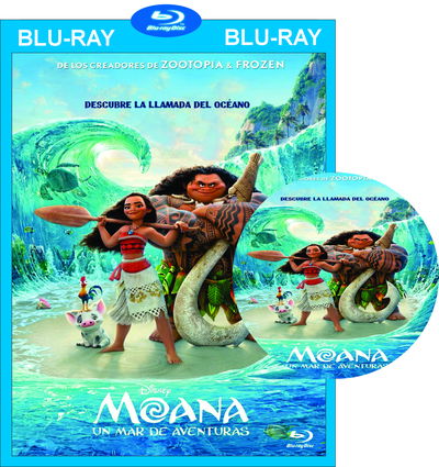 Moana 1 + Moana 2 Blu-Ray