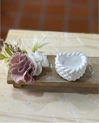 Porta Vela Trenzado Corazón (1220)