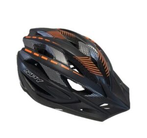 casco SPY mtb regulable Negro- Naranja
