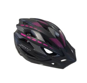 Casco SPY mtb Regulable Negra-Rosa Talle M