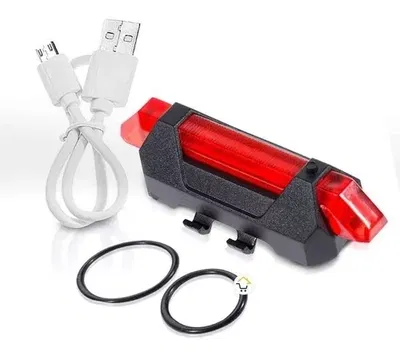 Luz Trasera roja USB Eco