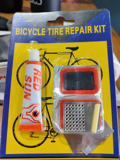 Kit de parche para bicicleta 
