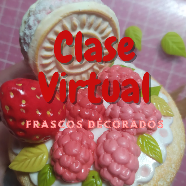 Workshop Frasco Decorado con frutillas