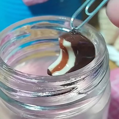 Tutorial alfajores bañados miniatura  