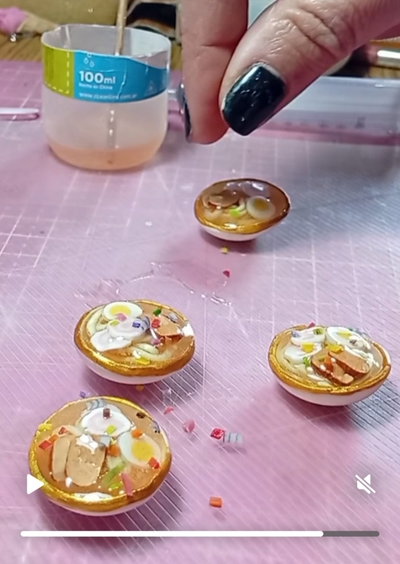 Tutorial tablitas efecto madera miniatura  