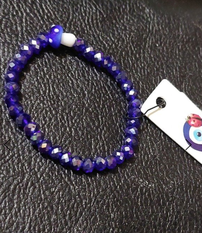 Pulsera honguito azul