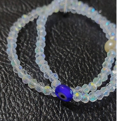 Pulsera doble tornasolada