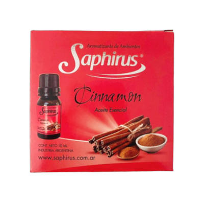 ACEITE ESENCIAL SAPHIRUS 10 ML CINNAMON
