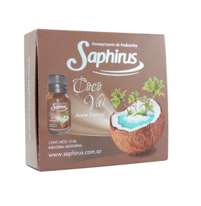 ACEITE ESENCIAL SAPHIRUS 10 ML COCO VAINILLA
