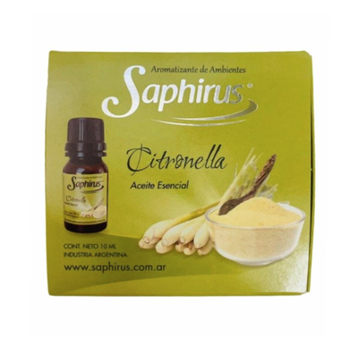 ACEITE ESENCIAL SAPHIRUS 10 ML CITRONELLA