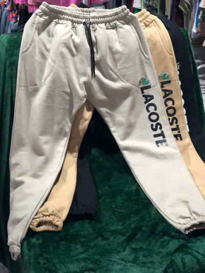 Jogger algodón frizado Lacoste