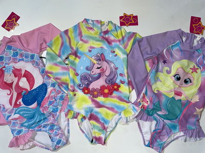 Malla enteriza UV estampada