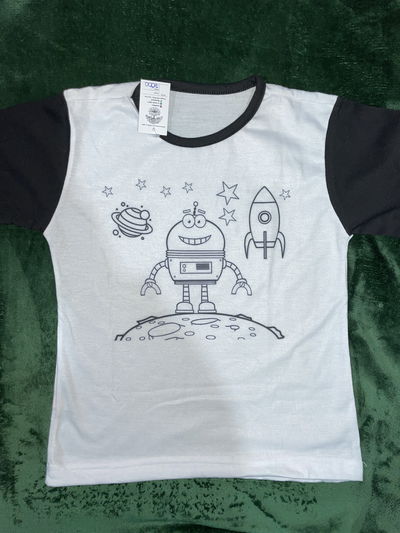 Remera Robot para pintar