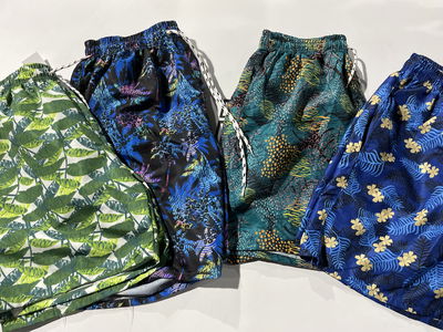 Short de baño estampado