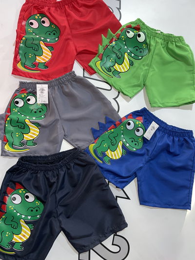 Short de baño Dino