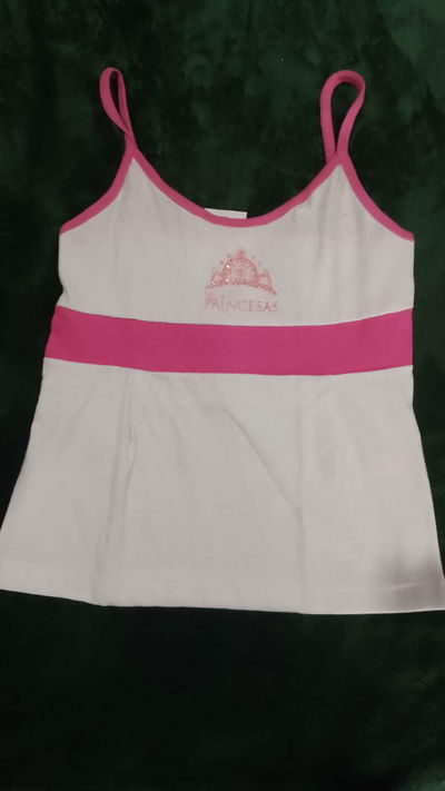 Musculosa Princesas con tiritas niña